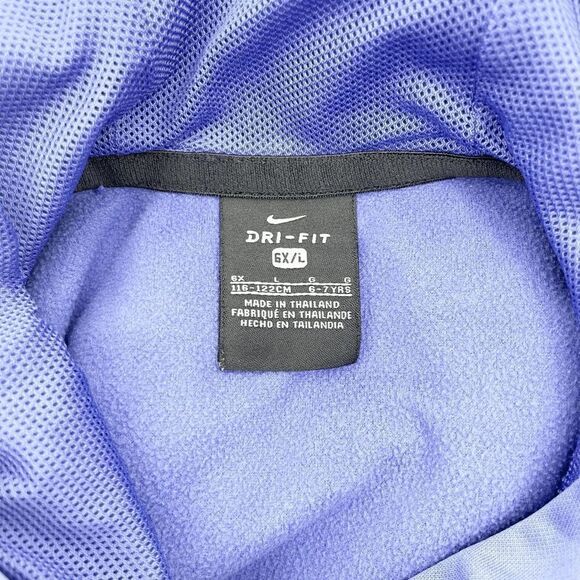 Nike Unisex Kids Blue Dri Fit Pullover hoodie Jacket Size 6X / L - Picture 5 of 5